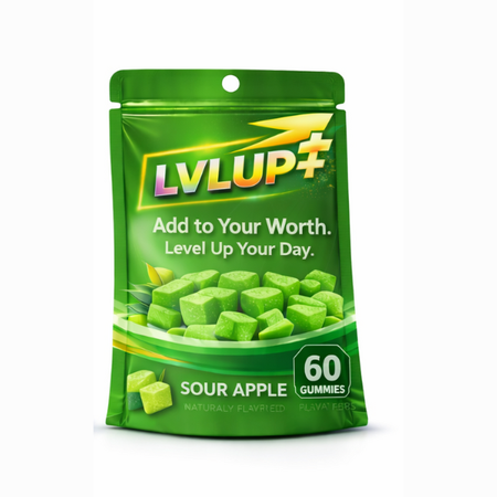 LVL UP++ Performance Gummies — Sour Apple